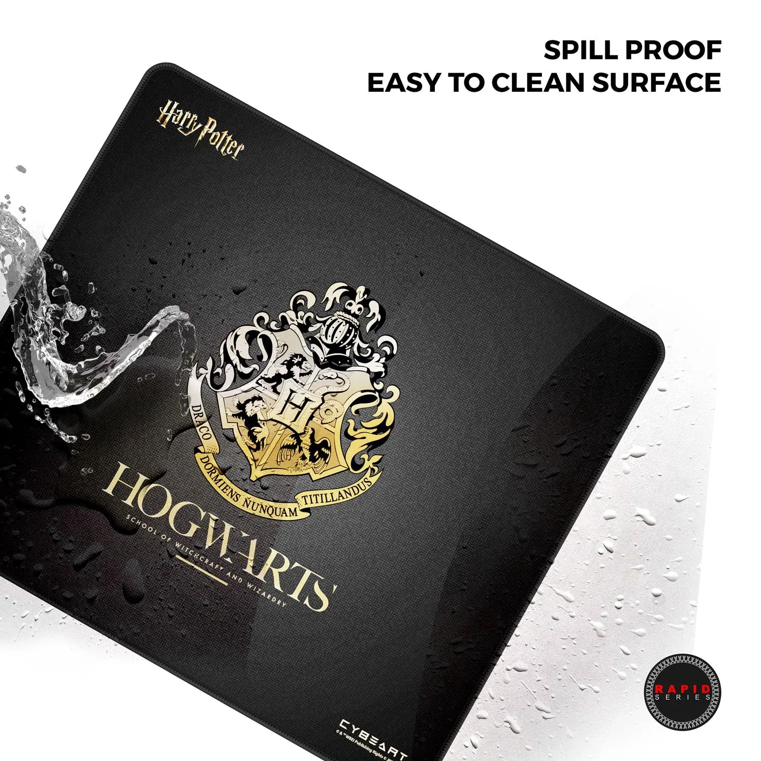 CYBEART | Hogwarts Gaming Mouse Pad | Large Premium Licensed Gaming Mouse Pad (450 x 350 x 4mm / Rapid Series) overview 7