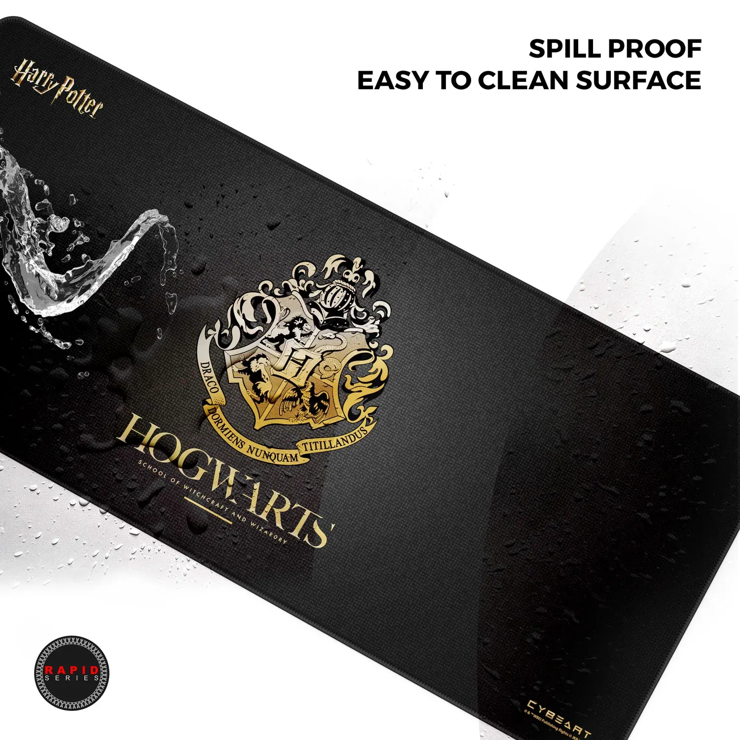 CYBEART | Hogwarts Gaming Mouse Pad | XXL Premium Licensed Gaming Mouse Pad (900 x 400 x 4mm / Rapid Series) overview 7