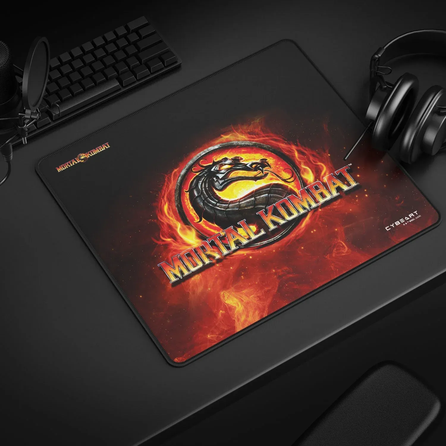 CYBEART | Mortal Kombat Gaming Mouse Pad | Large Premium Licensed Gaming Mouse Pad (450 x 350 x 4mm / Rapid Series) overview 1