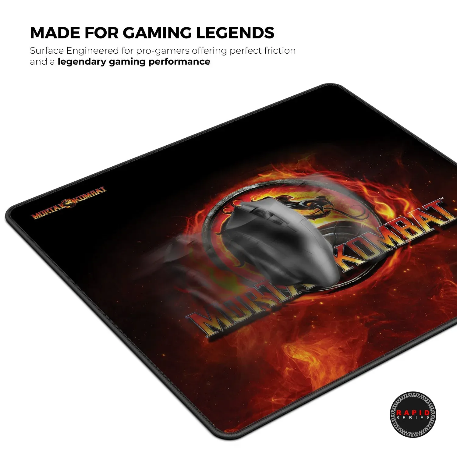CYBEART | Mortal Kombat Gaming Mouse Pad | Large Premium Licensed Gaming Mouse Pad (450 x 350 x 4mm / Rapid Series) overview 4