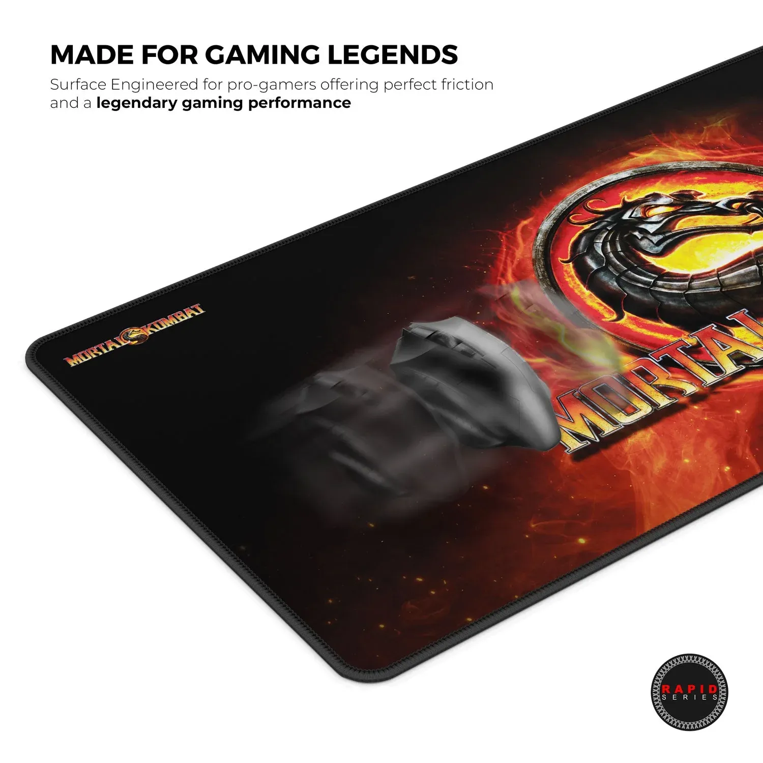 CYBEART | Mortal Kombat Gaming Mouse Pad | XXL Premium Licensed Gaming Mouse Pad (900 x 400 x 4mm / Rapid Series) overview 4