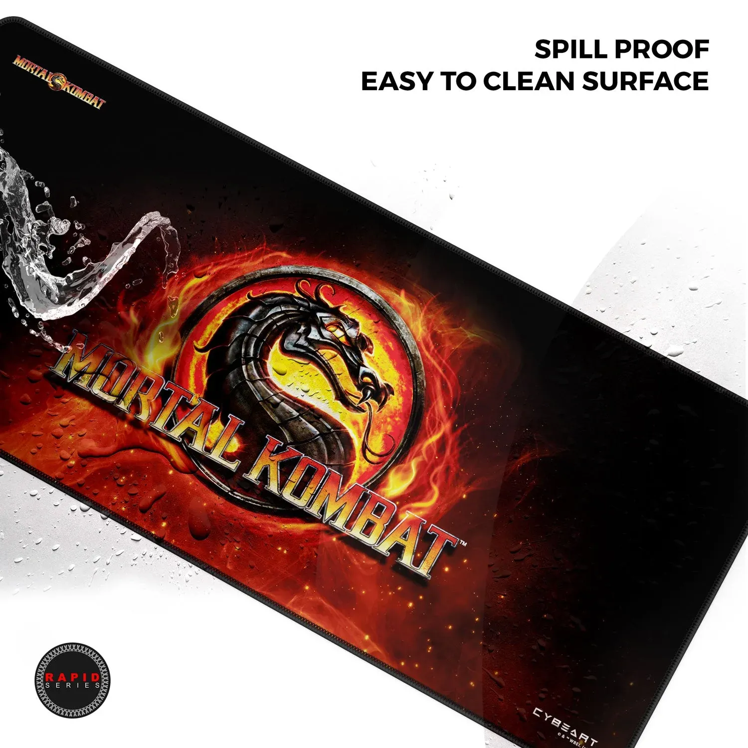CYBEART | Mortal Kombat Gaming Mouse Pad | XXL Premium Licensed Gaming Mouse Pad (900 x 400 x 4mm / Rapid Series) overview 7