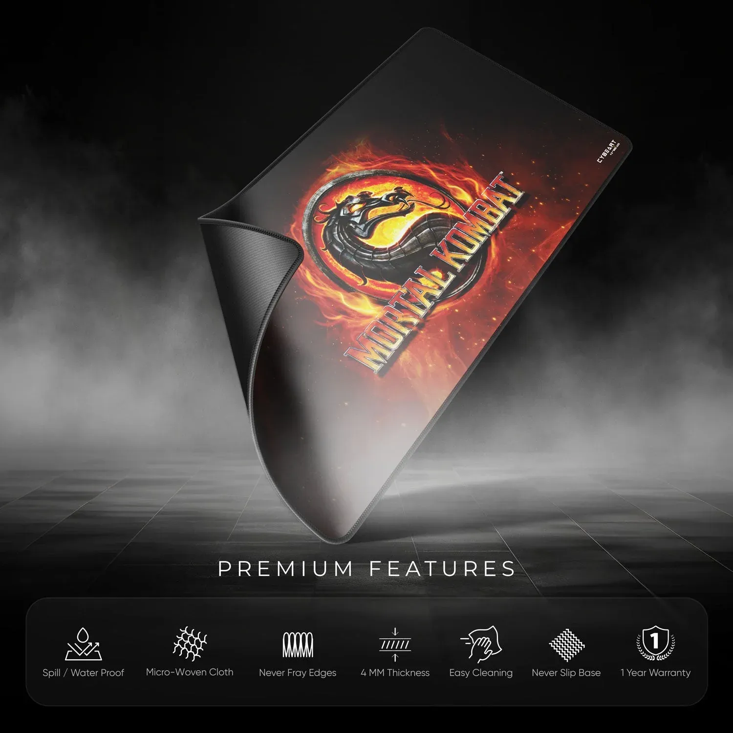 CYBEART | Mortal Kombat Gaming Mouse Pad | XXL Premium Licensed Gaming Mouse Pad (900 x 400 x 4mm / Rapid Series) overview 8