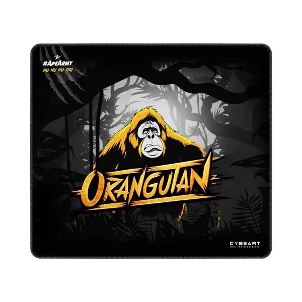 CYBEART | Orangutan Gaming Mouse Pad | Large Premium Licensed Gaming Mouse Pad (450 x 350 x 4mm / Rapid Series)