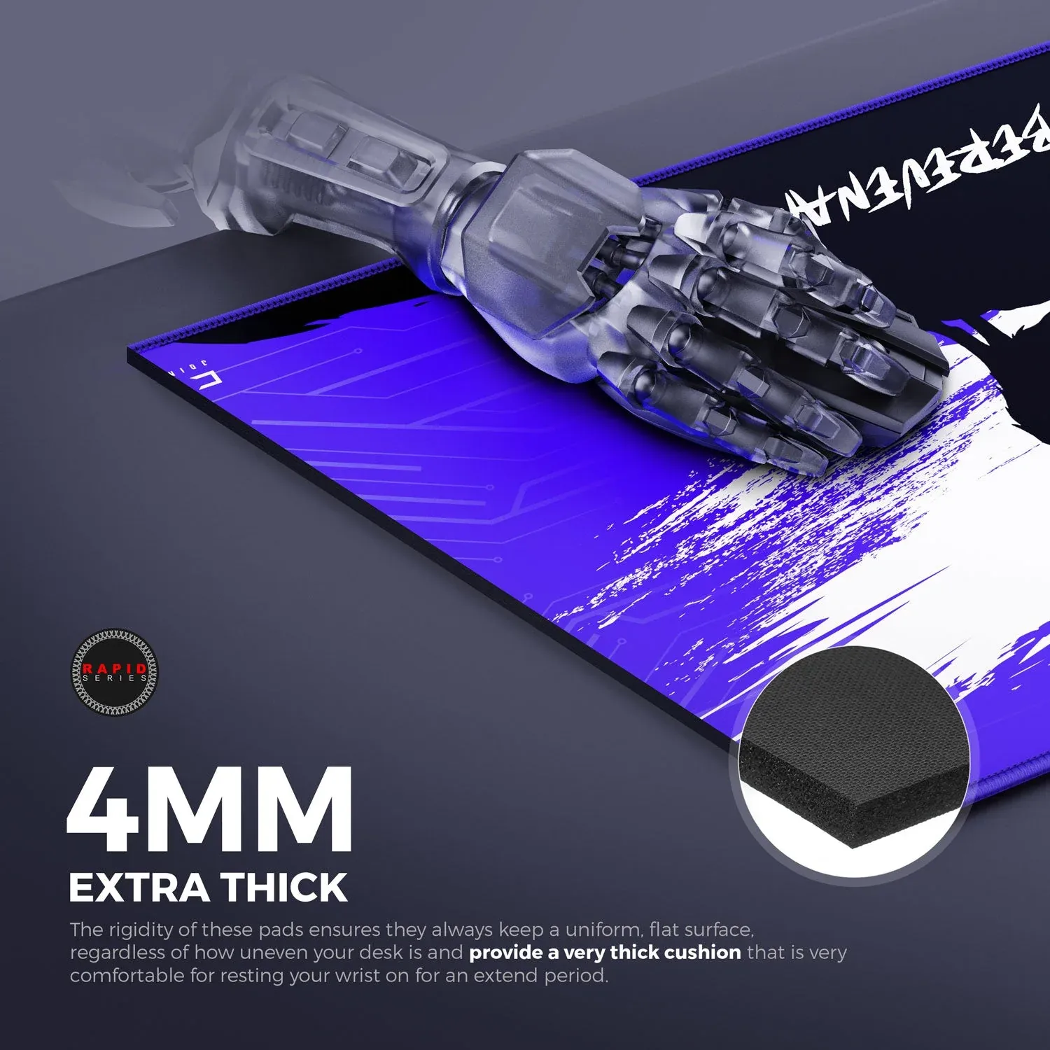 CYBEART | Revenant Gaming Mouse Pad | Large Premium Licensed Gaming Mouse Pad (450 x 350 x 4mm / Rapid Series) overview 6