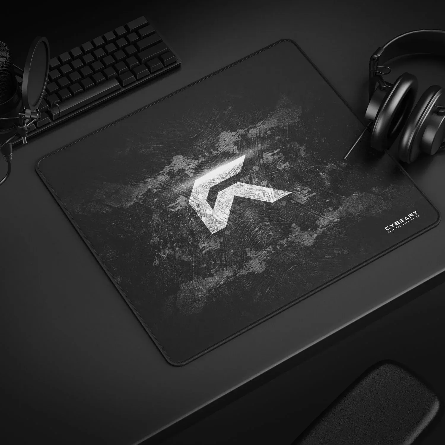 CYBEART | Signature Edition Gaming Mouse Pad | Large Premium Licensed Gaming Mouse Pad (450 x 350 x 4mm / Rapid Series) overview 1