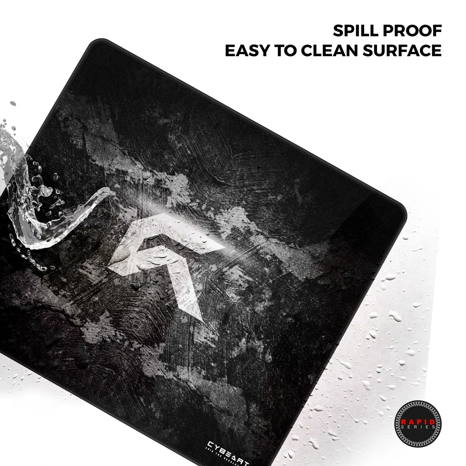 CYBEART | Signature Edition Gaming Mouse Pad | Large Premium Licensed Gaming Mouse Pad (450 x 350 x 4mm / Rapid Series) overview 7