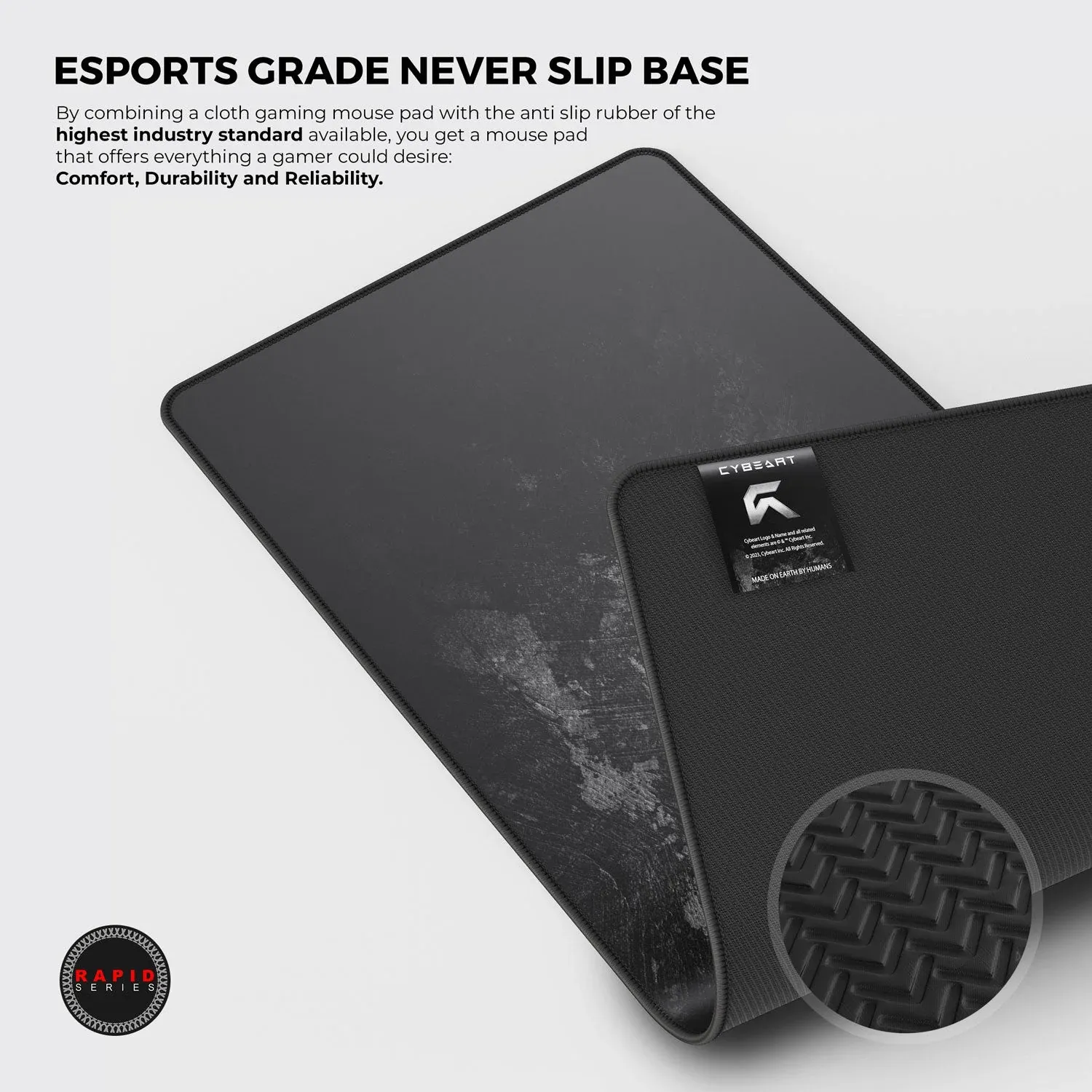 CYBEART | Signature Edition Gaming Mouse Pad | XXL Premium Licensed Gaming Mouse Pad (900 x 400 x 4mm / Rapid Series) overview 3
