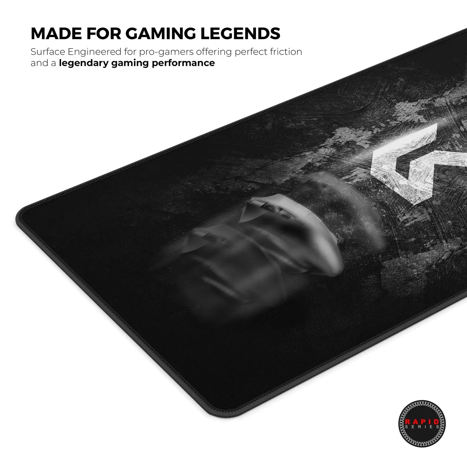 CYBEART | Signature Edition Gaming Mouse Pad | XXL Premium Licensed Gaming Mouse Pad (900 x 400 x 4mm / Rapid Series) overview 4
