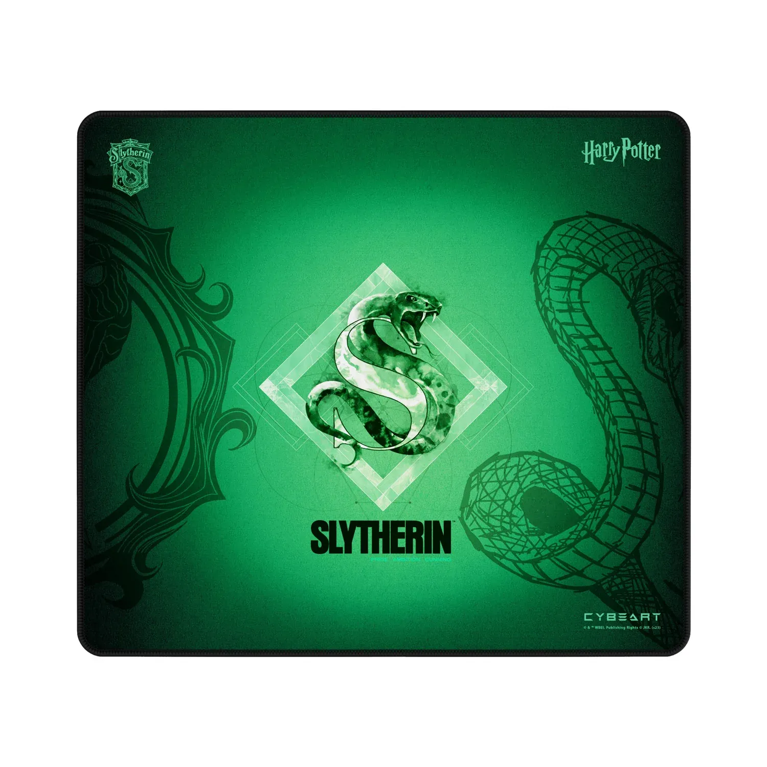CYBEART | Slytherin Gaming Mouse Pad | Large Premium Licensed Gaming Mouse Pad (450 x 350 x 4mm / Rapid Series) overview 1