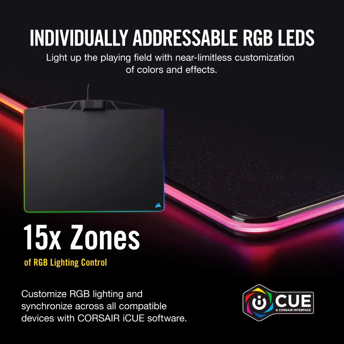 Corsair MM800 RGB POLARIS Mouse Pad (CH-9440020-NA) overview 1