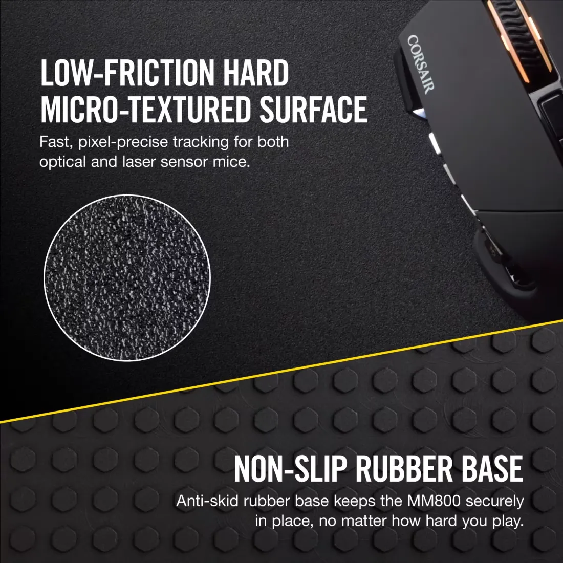 Corsair MM800 RGB POLARIS Mouse Pad (CH-9440020-NA) overview 2