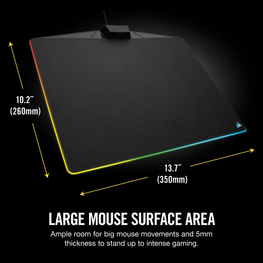 Corsair MM800 RGB POLARIS Mouse Pad (CH-9440020-NA) overview 3