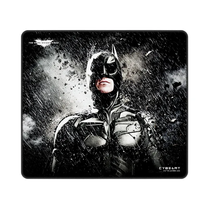 Cybeart | Batman - The Dark Knight Rises Gaming Mouse Pad (Large - 450x400x4mm) | Waterproof, Never Slip Base, Stitched Edges, Esports Grade