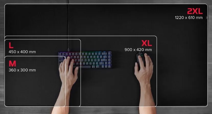HyperX Pulsefire Mat Gaming Mouse Pad (Extra Large) overview 4