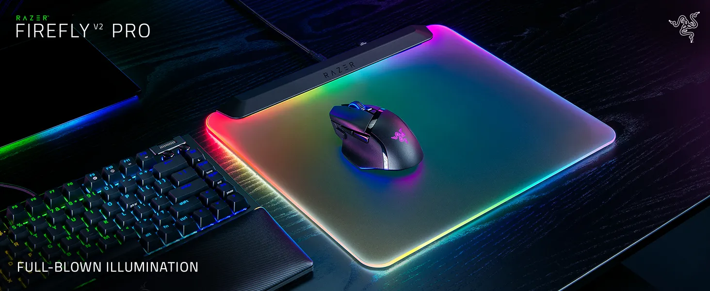 Razer Firefly V2 Pro RGB Gaming Mouse Pad overview 1