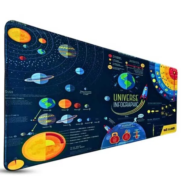 WAR HAMMER GX1050 Extended Size Gaming Mouse Pad (Space V1)