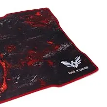 WAR HAMMER GX1050 Speed Type Gaming Mousepad (XL, Black/Red) overview 2