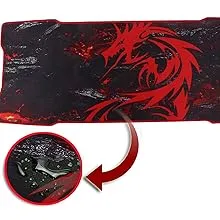 WAR HAMMER GX1050 Speed Type Gaming Mousepad (XL, Black/Red) overview 4