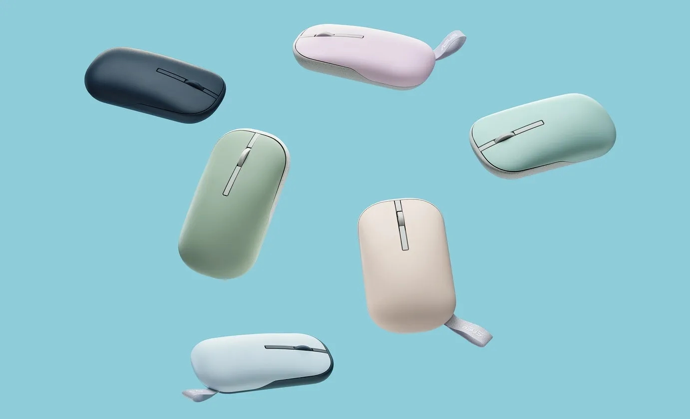 ASUS Marshmallow Mouse MD100 (Green) overview 1