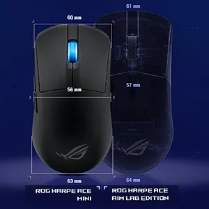 ASUS ROG Harpe Ace Mini Wireless Gaming Mouse (White) overview 2