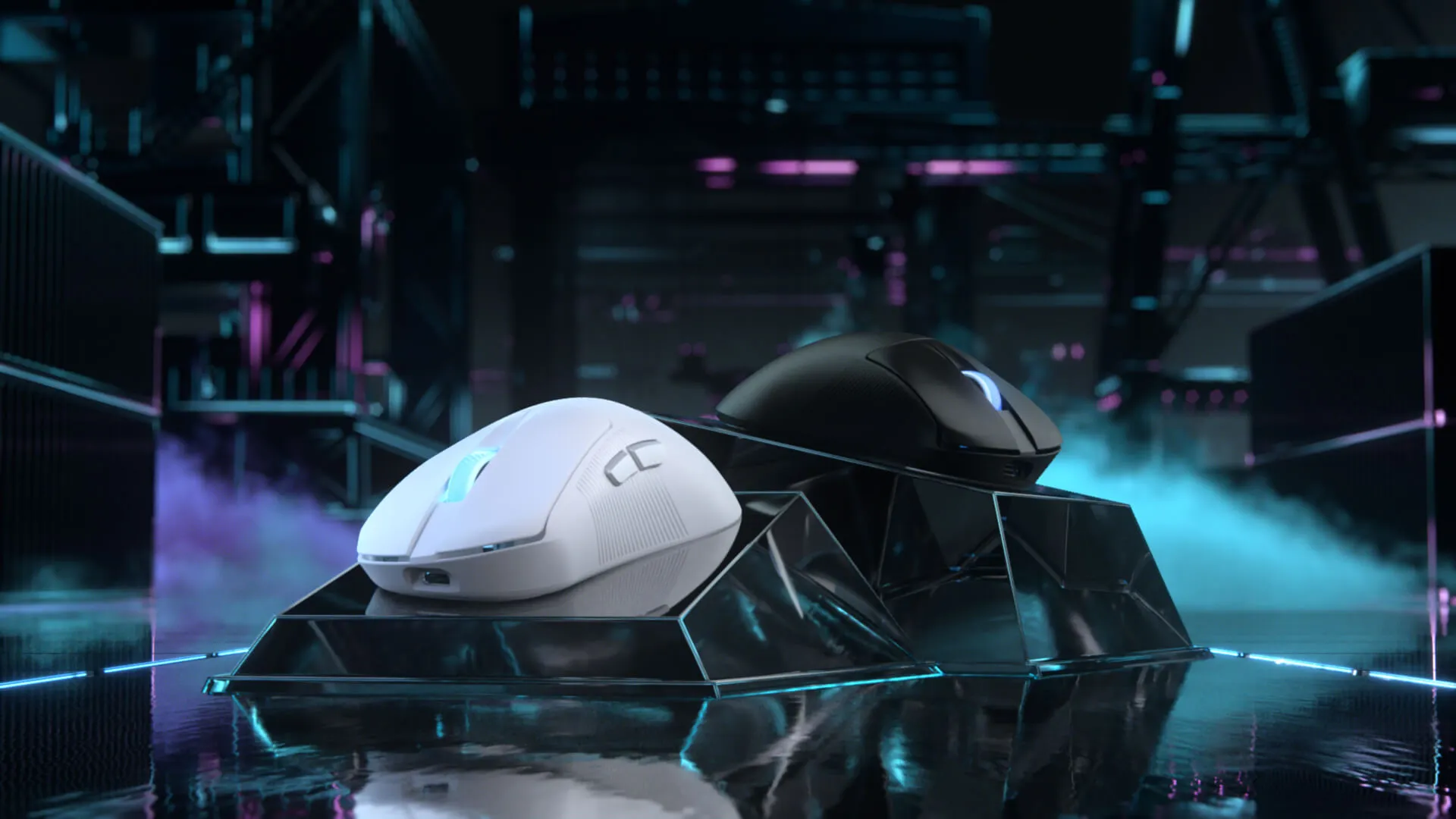 ASUS ROG Keris II Ace Wireless Gaming Mouse (White) overview 1