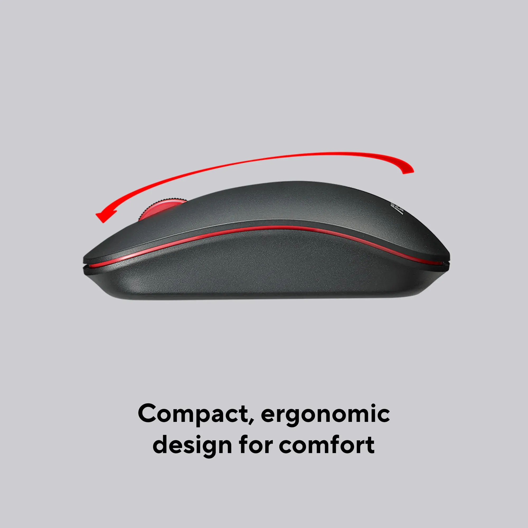 ASUS WT300 Wireless Ergonomic USB Mouse, Ambidextrous Design, Up to 1600 Dpi, Compact & Lighweight Mouse,2.4GHz Nano Dongle, Up to 15 Months of Battery Life - Black overview 6