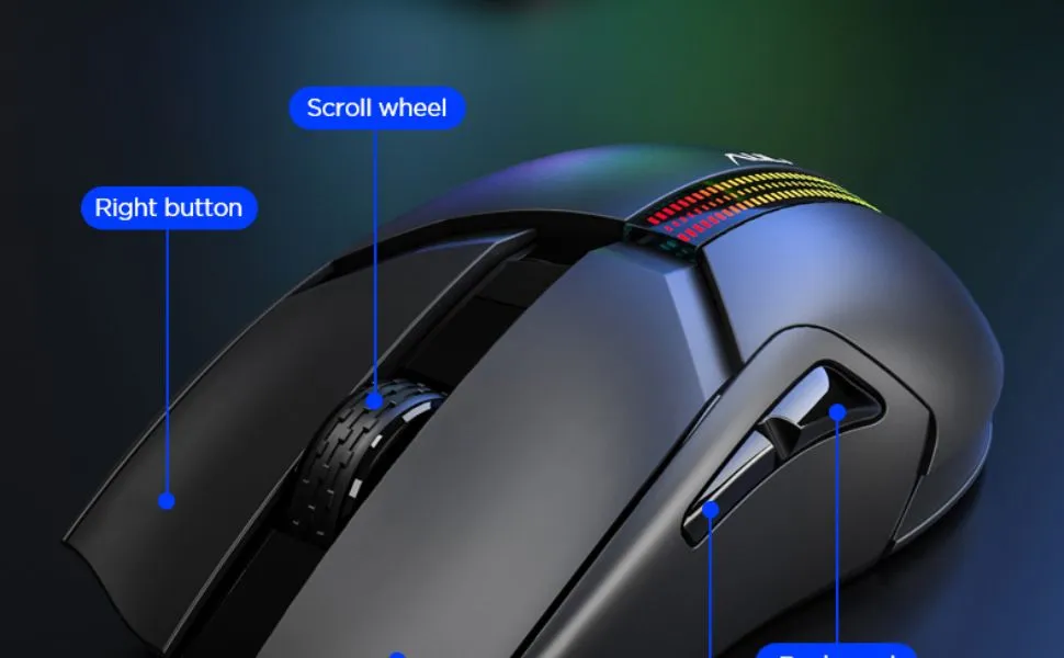 AULA F813 Wireless Gaming Mouse overview 4