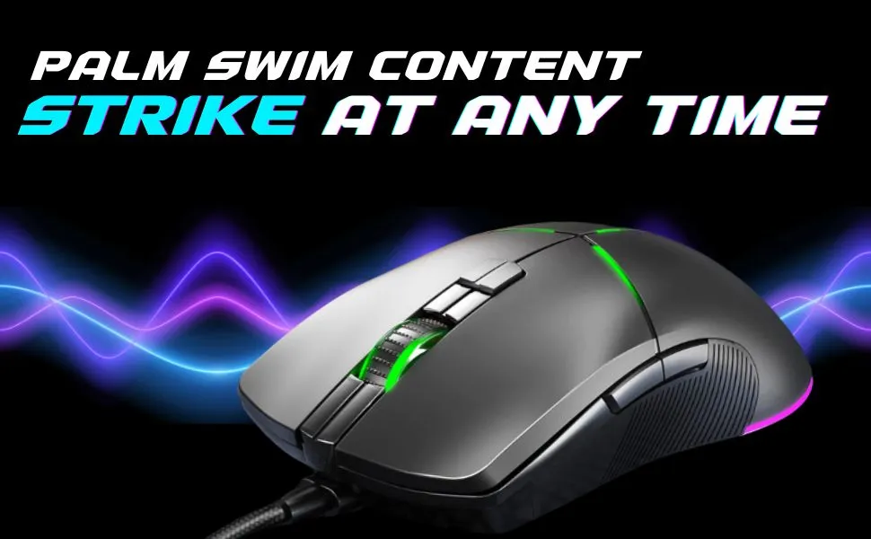 AULA F820 Gaming Mouse Wired Optical Gaming Mouse overview 2