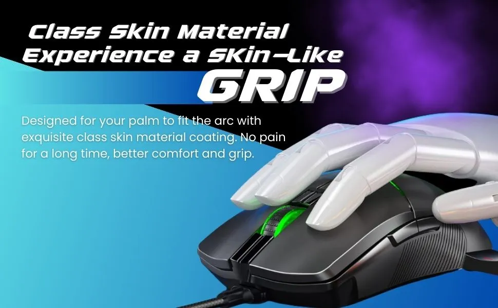 AULA F820 Gaming Mouse Wired Optical Gaming Mouse overview 6