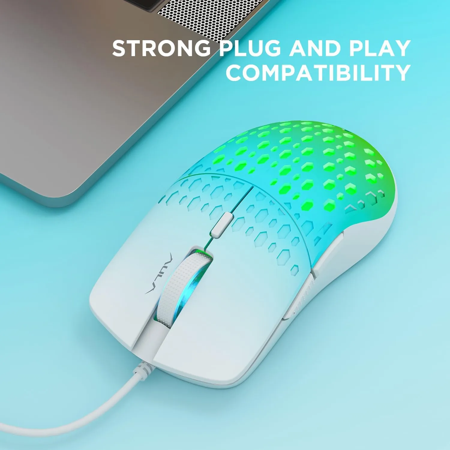 AULA S11 Pro RGB Wired Gaming Mouse (Blue) – (S11ProU) overview 2