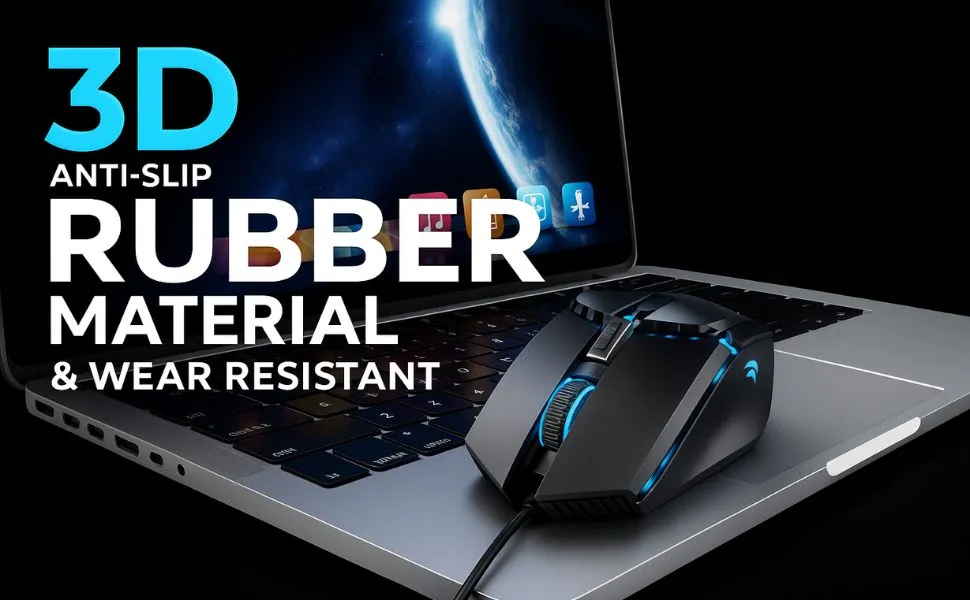 AULA S31 Wired Gaming Mouse (Black) overview 4
