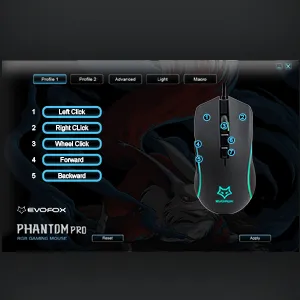 Amkette EvoFox Phantom Pro Wired Gaming Mouse overview 3