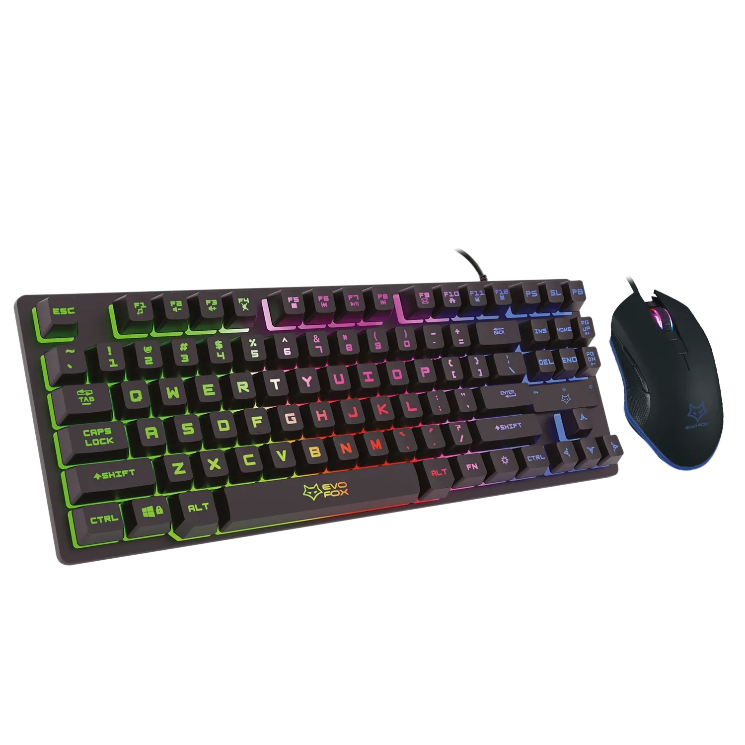 Amkette Evofox X Team Gaming Keybaord And Mouse (Black) overview 1