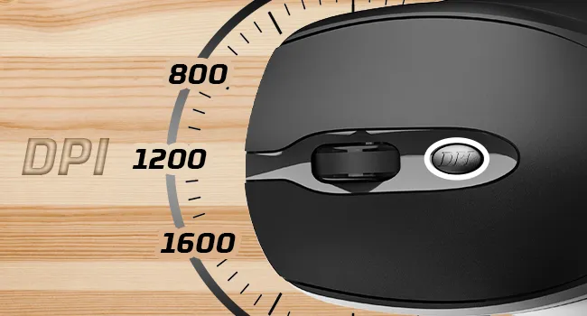 Amkette Hush Pro Byte Plus Rechargeable Wireless Mouse (Black) overview 6