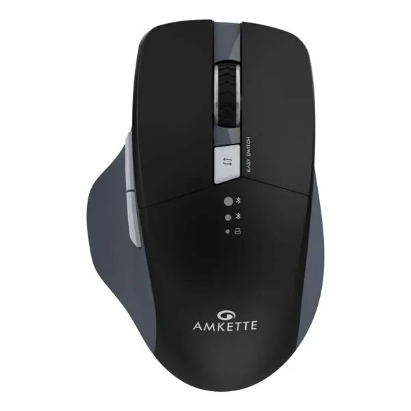 Amkette Hush Pro Epic M Rechargeable Wireless Mouse - (Black)