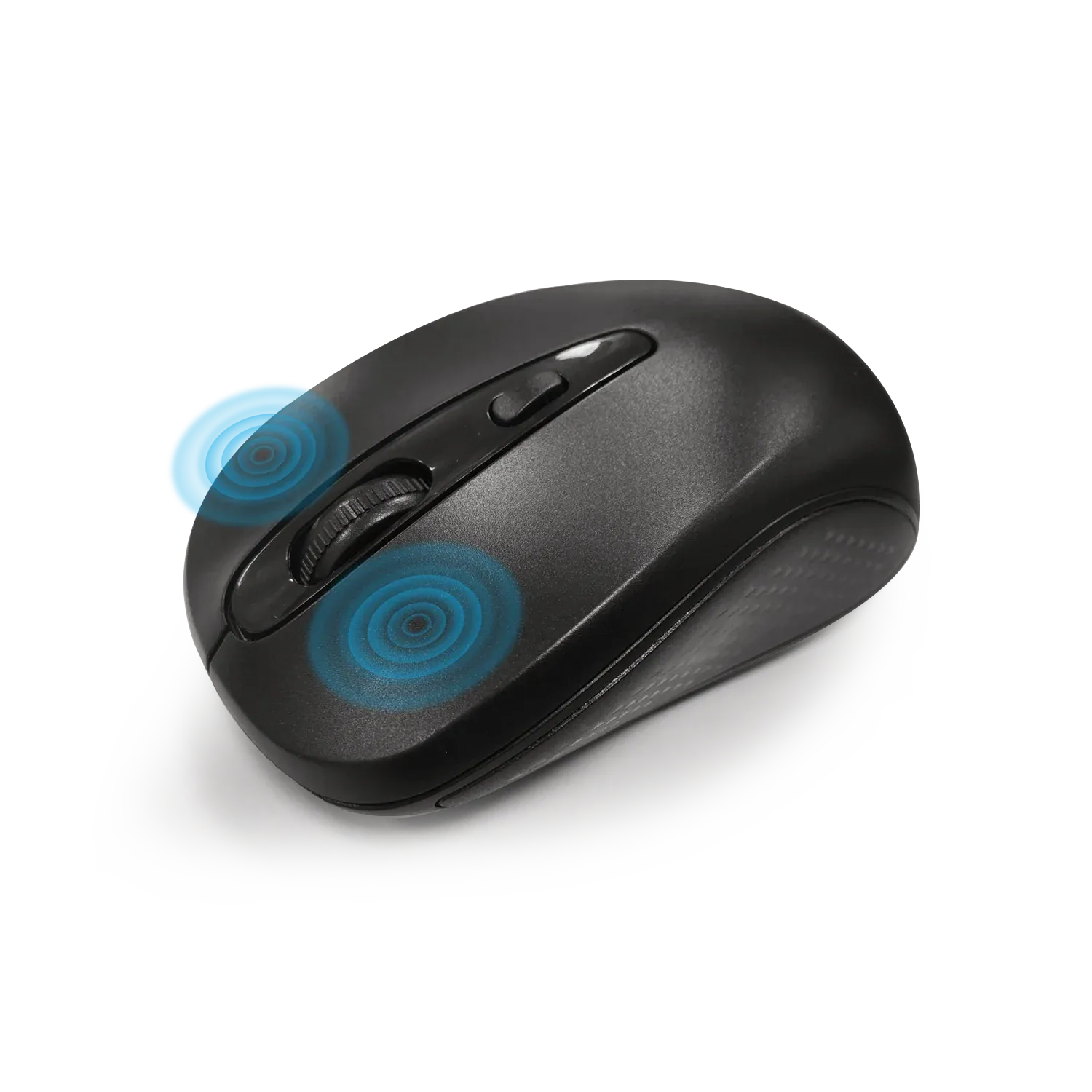 Amkette Hush Pro Hexa Wireless Mouse with Adjustable DPI (Black) overview 1