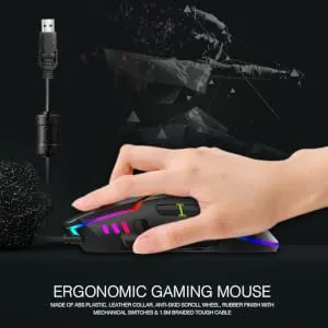 Ant Esports GM320 RGB Gaming Mouse (Black) overview 2