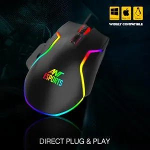 Ant Esports GM320 RGB Gaming Mouse (Black) overview 6