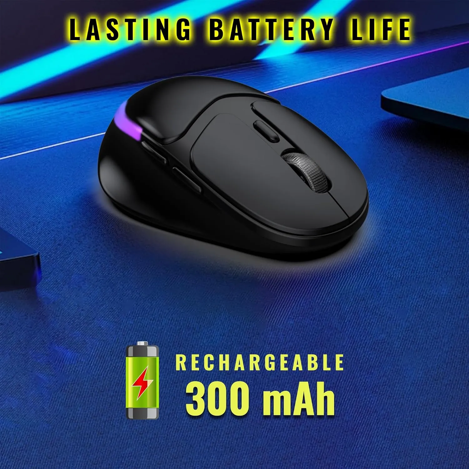 Ant Esports GM325 PRO Mini Wireless Static RGB Gaming Mouse (Black) overview 6