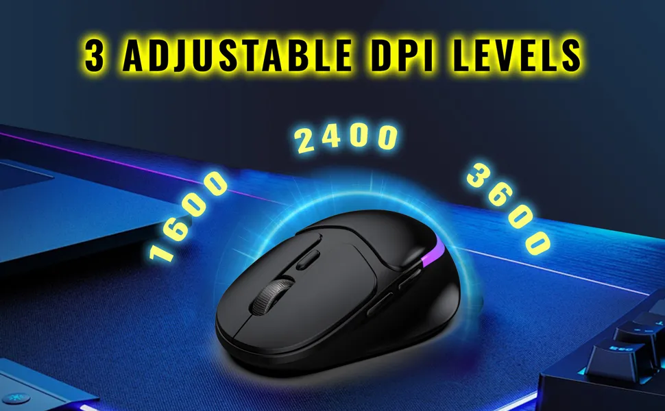 Ant Esports GM325 PRO Mini Wireless Static RGB Gaming Mouse (Black) overview 9