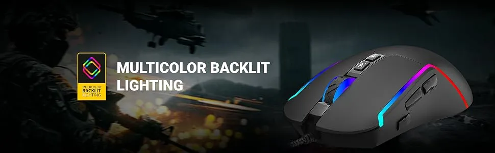 Ant Esports GM330 RGB Gaming Mouse (Black) overview 2