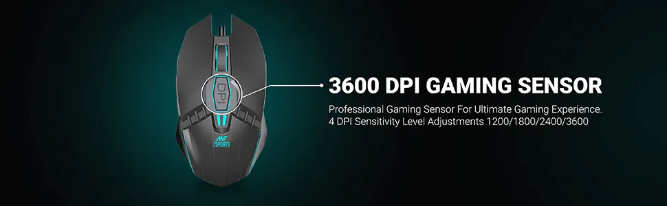 Ant Esports GM50 Mouse overview 3
