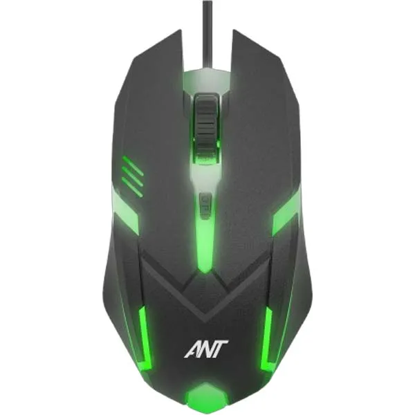 Ant GM46 Wired Optical Gaming Mouse (Black)