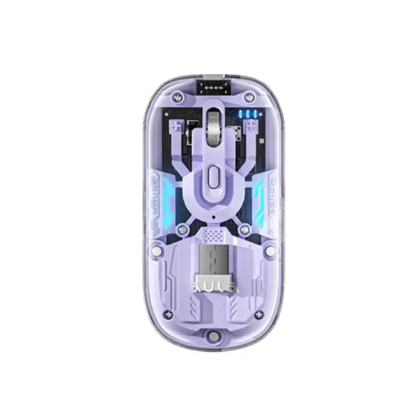 Aula AM210 Wireless 2.4G BT Gaming Mouse - Purple