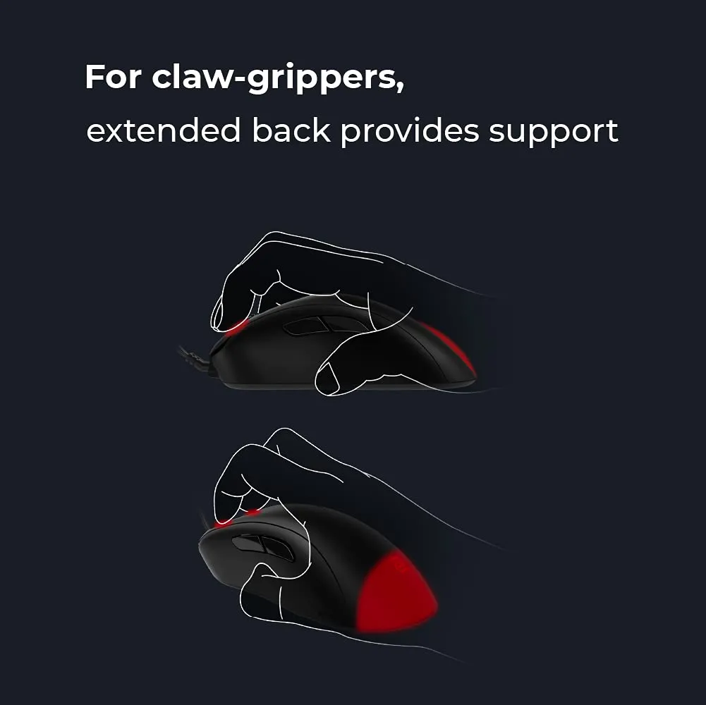 BenQ Zowie EC3-C E-Sports Gaming Mouse (Black) overview 3