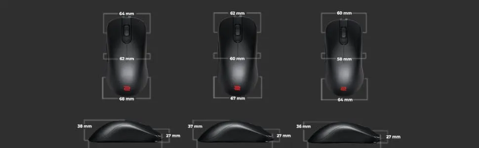 BenQ Zowie FK1-B Gaming Mouse (Black) overview 3