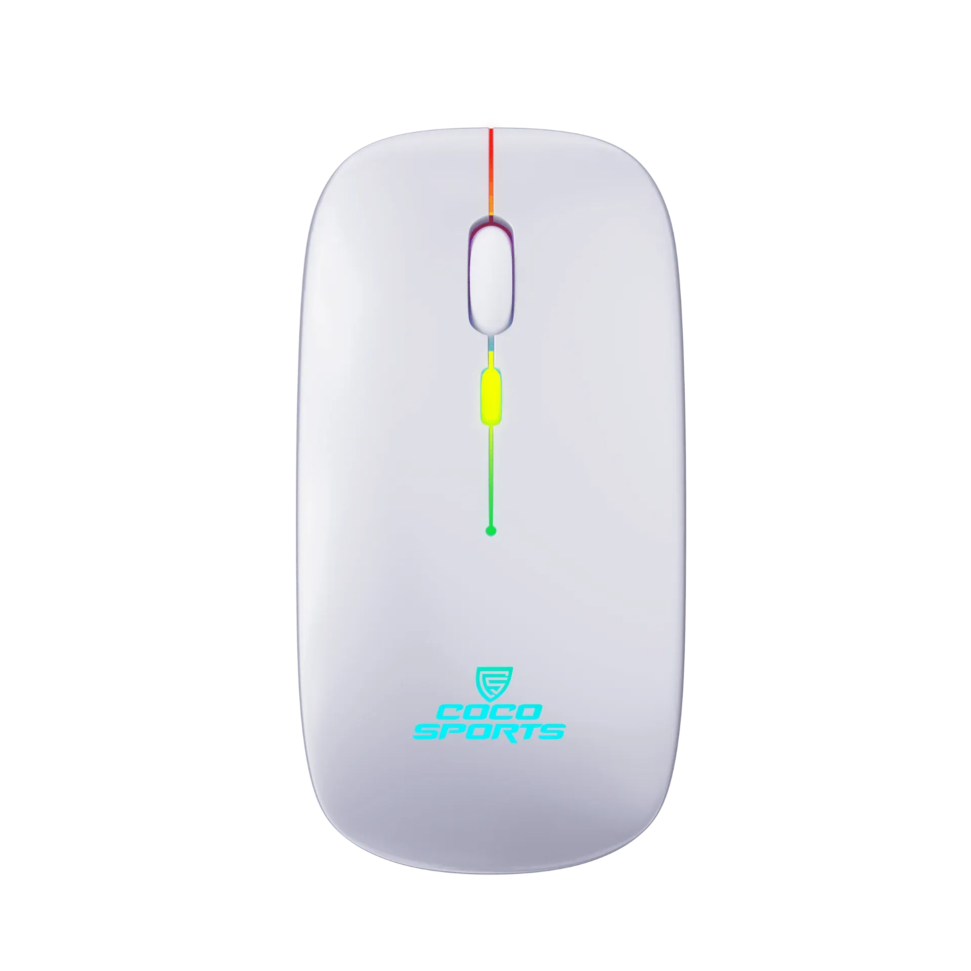 Coconut WM20 Lucid Wireless + Bluetooth Mouse, Rechargeable, Dual Connectivity (Silver) overview 1