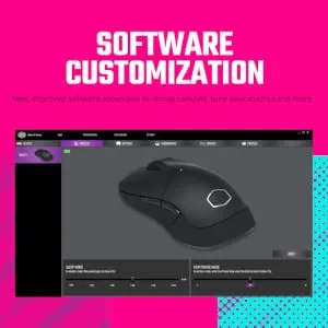 Cooler Master MM311 Wireless Gaming Mouse (Black) overview 8