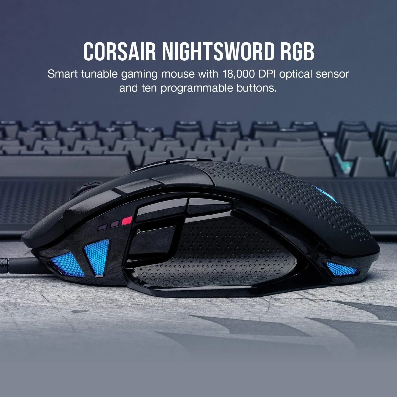 Corsair Nightsword RGB Tunable Gaming Mouse overview 2